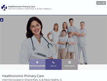 Tablet Screenshot of healthonomic.com